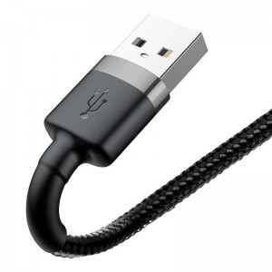 کابل شارژ USB به لایتنینگ بیسوس مدل Cafule CALKLF-CG1 طول 2 متر توان 1.5 آمپر