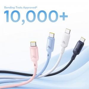 کابل شارژ USB-C به USB-C بیسوس مدل PicoGo P10376800121-00 طول 1 متر توان 240 وات