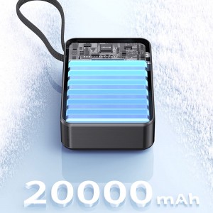 پاوربانک یوسمز مدل Usams US-CD243 ظرفیت 20000 میلی آمپر توان 65 وات
