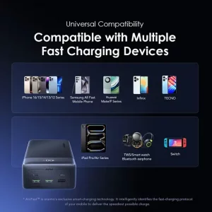 پاوربانک اورایمو مدل OPB-7400Q ظرفیت 40000 میلی آمپر توان 22.5 وات