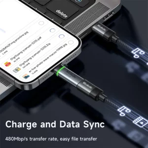 مبدل لایتنینگ به تایپ سی مک دودو مدل OT-601 توان 60 وات