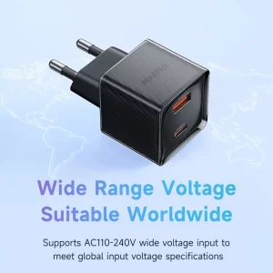 شارژر دیواری دو پورت مک دودو CH-415 توان 33 وات