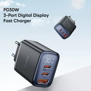 شارژر دیواری سه پورت مک دودو CH-218 توان 30 وات