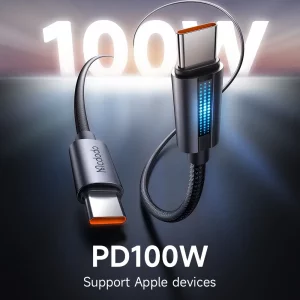 کابل شارژ USB-C به USB-C مک دودو مدل CA-574 طول 1.2 متر توان 100 وات
