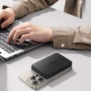 پاوربانک مگنتی بیسوس مدل Airpow II Qi2 P10080000123-00 ظرفیت 10000 توان 22.5 وات