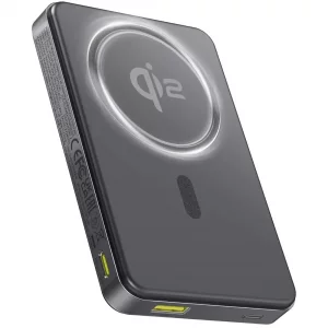 پاوربانک مگنتی بیسوس مدل Airpow II Qi2 P10080000123-00 ظرفیت 10000 توان 22.5 وات