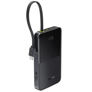 پاوربانک بیسوس مدل EnerFill FC51 PPBD2-1022 ظرفیت 10000 میلی آمپر توان 22.5 وات