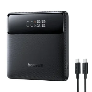 پاوربانک بیسوس مدل Blade H1 PPBLD100HD ظرفیت 20000 میلی آمپر توان 100 وات