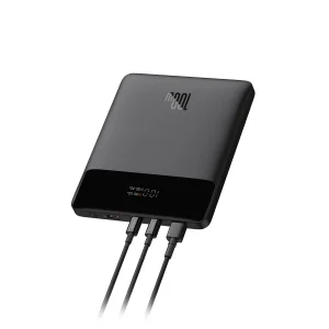 پاوربانک بیسوس مدل Blade PPBLD100-X ظرفیت 20000 میلی آمپر توان 100 وات