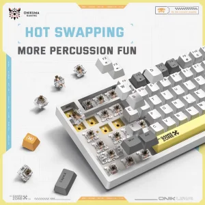 کیبورد باسیم مکانیکال گیمینگ اونیکوما مدل G58