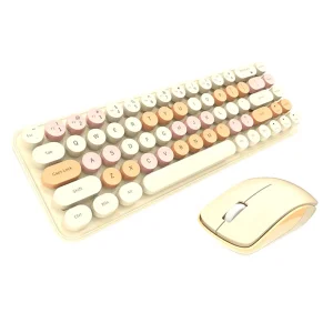 کیبورد و ماوس بی سیم مافی مدل I Bean Colorful