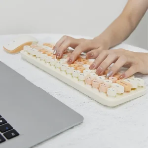 کیبورد و ماوس بی سیم مافی مدل I Bean Colorful