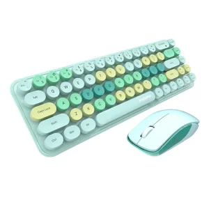 کیبورد و ماوس بی سیم مافی مدل iBean Colorful
