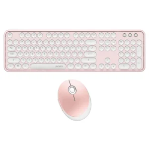 کیبورد و ماوس بی سیم مافی مدل Sweet Pure