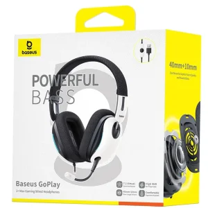هدفون باسیم گیمینگ بیسوس مدل GoPlay 1+ Max