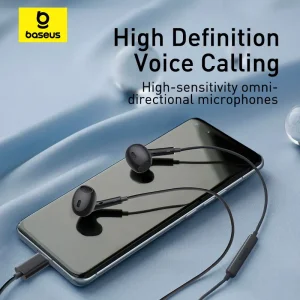 هندزفری باسیم بیسوس مدل Encok CZ17 با کانکتور تایپ سی