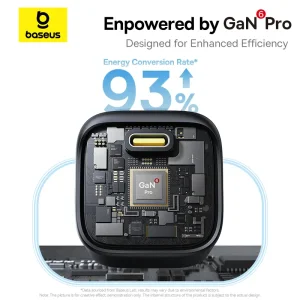 شارژر دیواری بیسوس PicoGo مدل CCGAN45CE توان 45 وات