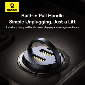 شارژر فندکی بیسوس مدل Tiny Star VCHXX-CC توان 30 وات