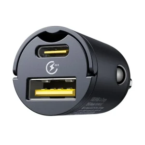 شارژر فندکی بیسوس مدل Tiny Star VCHXX-UC توان 30 وات