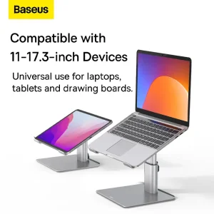 هولدر لپ تاپ بیسوس Metal Adjustable Laptop Stand مدل LUJS000012