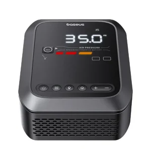 جامپ استارتر، کمپرسور باد و پاوربانک بیسوس BS-CH014 با ظرفیت 7800 میلی آمپر