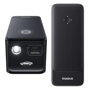 جامپ استارتر و پاوربانک بیسوس BS-CH006 با ظرفیت 6000 میلی آمپر