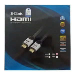 کابل HDMI دی لینک مدل HCB-4AABLBR-30 نسخه 2.0 کیفیت 4K طول 30 متر