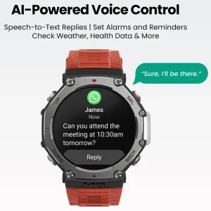 ساعت هوشمند شیائومی امیزفیت مدل T-Rex 3 گلوبال