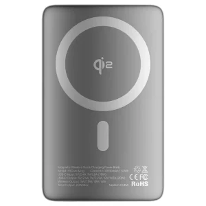 پاوربانک گلوریمی مدل FitCore Mag Qi2 ظرفیت 10000 میلی آمپر توان 20 وات