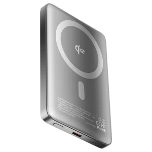 پاوربانک گلوریمی مدل FitCore Mag Qi2 ظرفیت 10000 میلی آمپر توان 20 وات