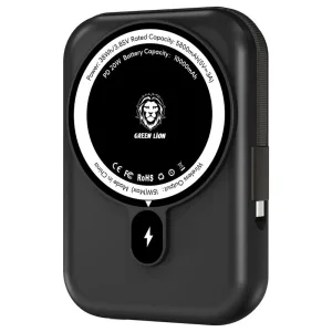 پاوربانک مگ سیف گرین لاین مدل Monaco ظرفیت 10000 میلی آمپر ساعت توان 20 وات