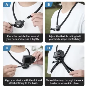 هولدر موبایل گردنی مگنتی و مکشی تلسین مدل P2-HNB-02