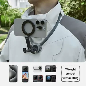 هولدر موبایل گردنی مگنتی و مکشی تلسین مدل P2-HNB-02