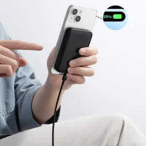 پاوربانک مگنتی انکر MagGo مدل A1616 ظرفیت 5000 توان 12 وات