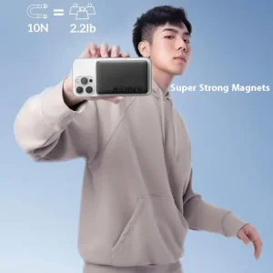 پاوربانک مگنتی انکر MagGo مدل A1642 ظرفیت 10000 توان 20 وات