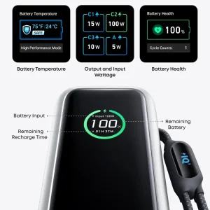 پاوربانک انکر  مدل A1695 ظرفیت 25000 میلی آمپر توان 165 وات