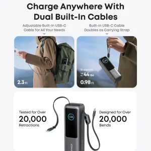 پاوربانک انکر  مدل A1695 ظرفیت 25000 میلی آمپر توان 165 وات