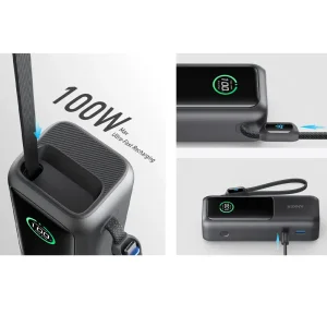 پاوربانک انکر  مدل A1695 ظرفیت 25000 میلی آمپر توان 165 وات