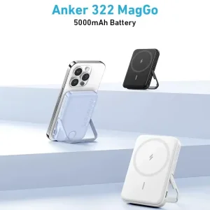 پاوربانک بی سیم انکر MagGo مدل A1618 ظرفیت 5000 توان 12 وات