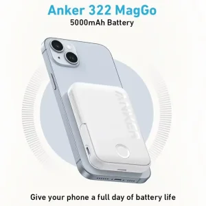 پاوربانک بی سیم انکر MagGo مدل A1618 ظرفیت 5000 توان 12 وات