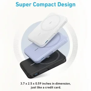 پاوربانک بی سیم انکر MagGo مدل A1618 ظرفیت 5000 توان 12 وات