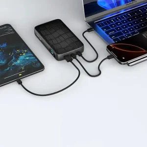 پاوربانک گرین لاین مدل Valmont ظرفیت 20000 میلی آمپر توان 100 وات