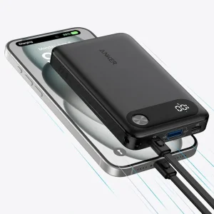 پاوربانک انکر مدل A1257 ظرفیت 10000 میلی آمپر توان 22.5 وات