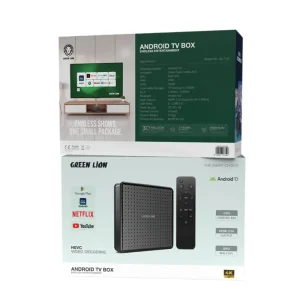 اندروید باکس 4K گرین لاین مدل Green Lion Android TV Box با حافظه 16 گیگ رم 2 گیگ و ریموت