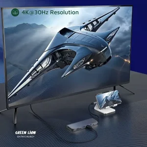 هاب تایپ سی 7 پورت گرین لاین مدل GHB-9