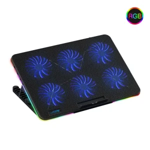 پایه نگهدارنده گیمینگ لپ تاپ کول کلد مدل F5 با 6 فن