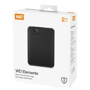 هارد اکسترنال وسترن دیجیتال مدل Elements ظرفیت 2 ترابایت