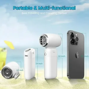 جت فن چندکاره و پاوربانک 10000 گرین لاین مدل GL-MF110