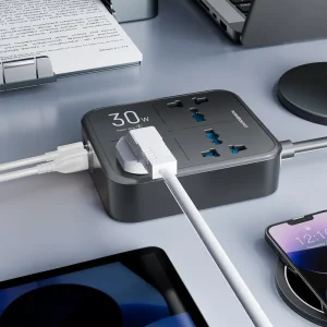 چندراهی و شارژر پاورولوژی مدل PWCUQC037 توان 3250 وات