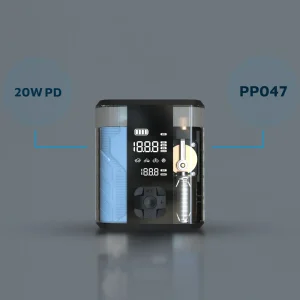 جامپ استارتر، کمپرسور باد و پاوربانک پاورولوژی PPBCHA47 با ظرفیت 8800 میلی آمپر